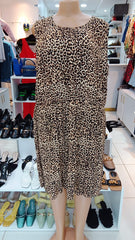 Leopard Print Sleeveless Midi Dress – Size: Medium (Shein)
