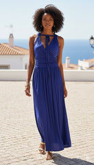 Max Mara Blue Maxi Dress Small