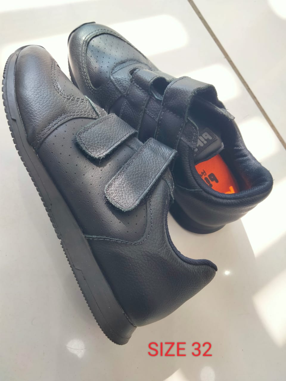 Boys Classic Black School Shoes – Size 32