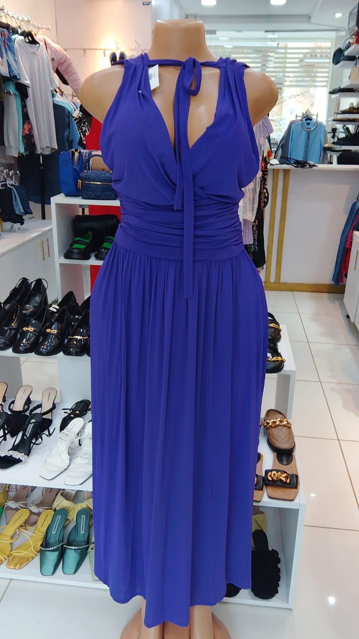 Max Mara Blue Maxi Dress Small