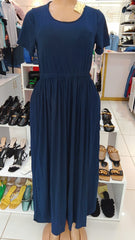 Classic Navy Maxi Dress – LCW (Size: Medium)